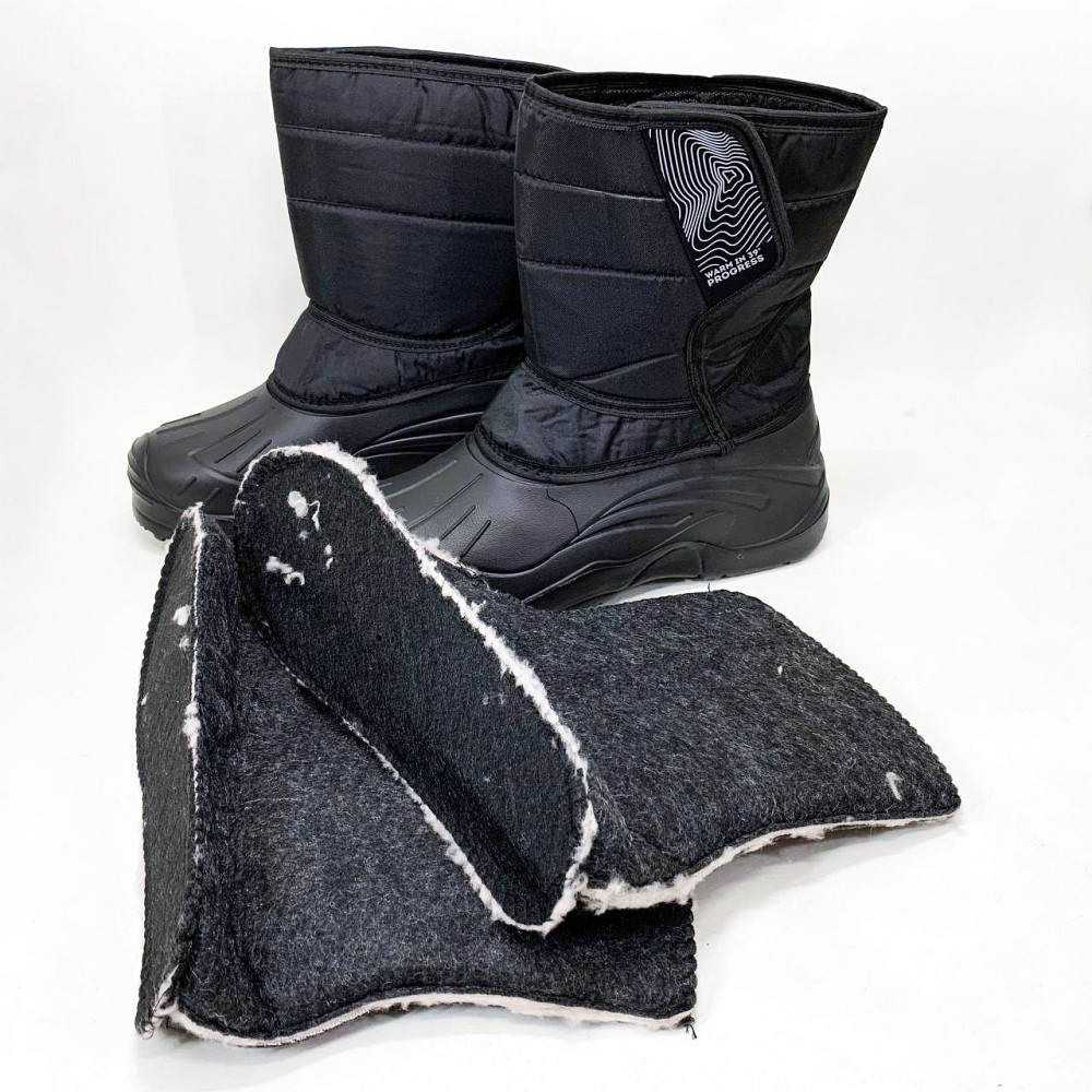 Обувь для работы на даче 46р 30см, Туфли рабочие мужские, Сапоги мужские утепленные короткие NA-66 Львов - изображение 6