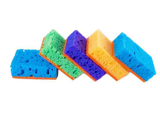 Губки для миття посуду Супер Піна (10шт) ТМ Зручні дрібниці   Solmir Київ