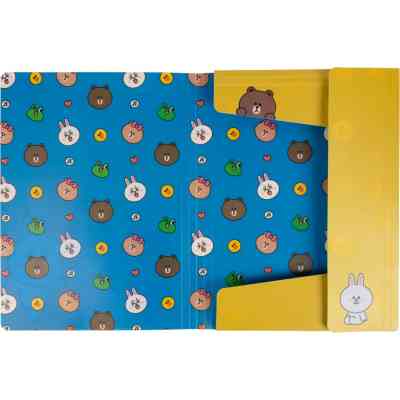 Папка на резинках Yes A4 Line Friends (492098) Винница