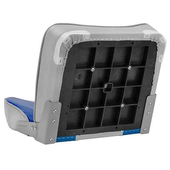 Сидіння складане сіро-синє 1001202 низька спинка Черкаси