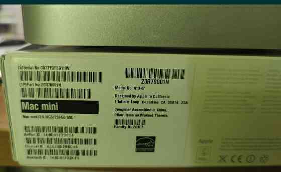 Компьютер Мини ПК: Mac Mini (2014) 8/256Gb. Харьков