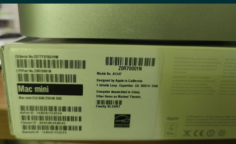 Компьютер Мини ПК: Mac Mini (2014) 8/256Gb. Харьков - изображение 4