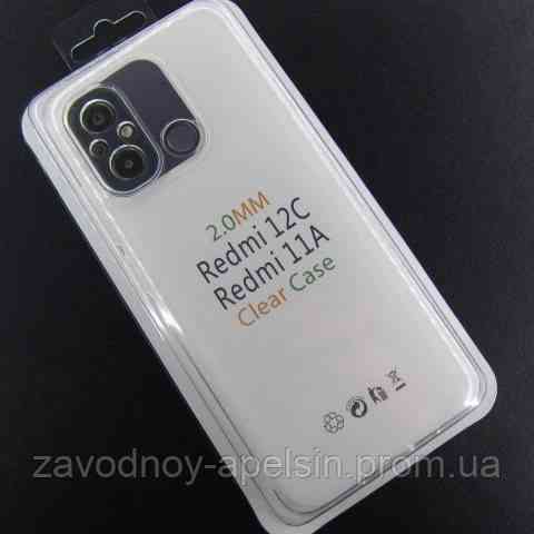 Xiaomi Redmi 11A 12C Чехол прозрачный (защита камеры) Одесса