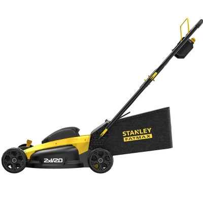 Газонокосилка Stanley FatMax аккумуляторная 20 В, 2 Ач, 51 см, 2 АКБ и ЗУ (SFMCMW2651M) Винница - изображение 3