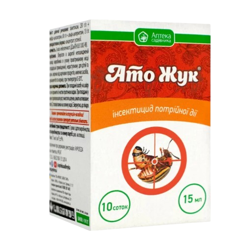 Інсектицид АТО Жук 15мл концентрат суспензії Укравіт Житомир - фото 1