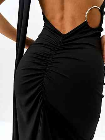 Жіноча елегантна романтична максі-сукня з мікродайвінга Одеса