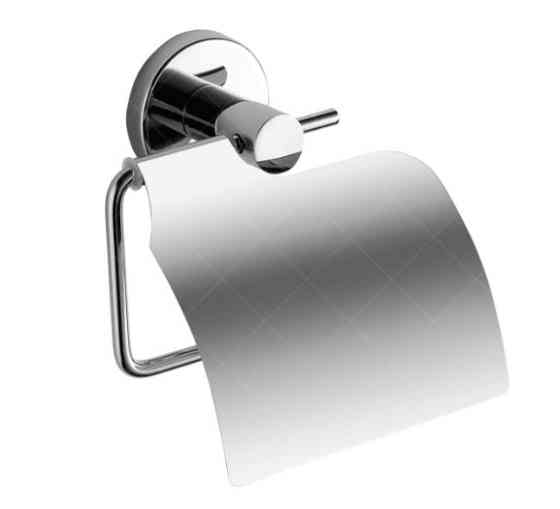 Держатель для туалетной бумаги Gedy Felce (FE25-13) с крышкой Хром Киев