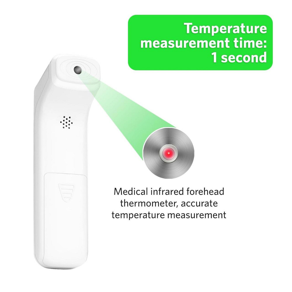 Безконтактний інфрачервоний цифровий термометр SANEWE для дітей та дорослих, з дисплеєм LCD та пам’яттю Київ - фото 5