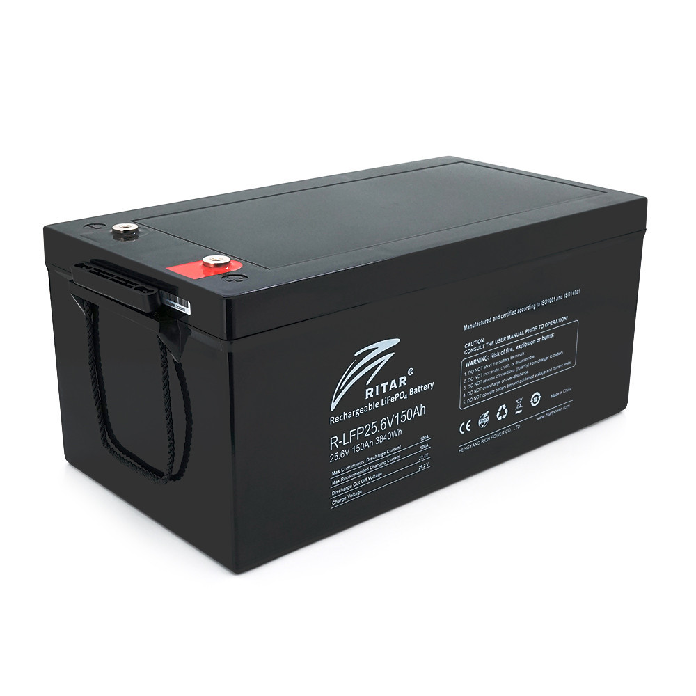 Аккумуляторная батарея Ritar LiFePO4 25,6V 150AhBMS765A@8S (522 х 240 х 219) Q1 Киев - изображение 1