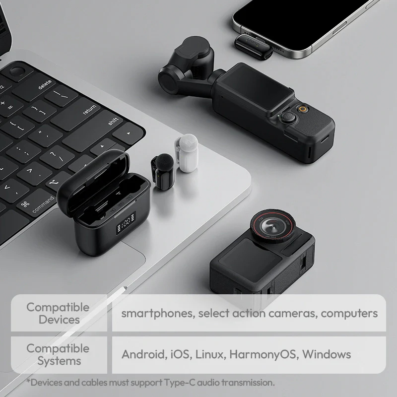 Микрофон Ulanzi A200 Mini Mic (Black) Киев - изображение 9