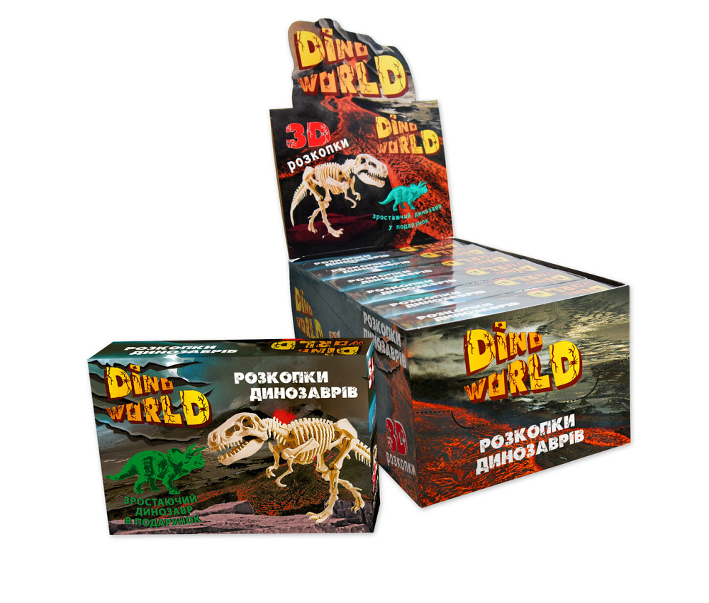 Набір для креативної творчості 30561 (укр) "Розкопки динозаврів", в кор-ці 10,5см-7,5см-3см, шт Київ - фото 1