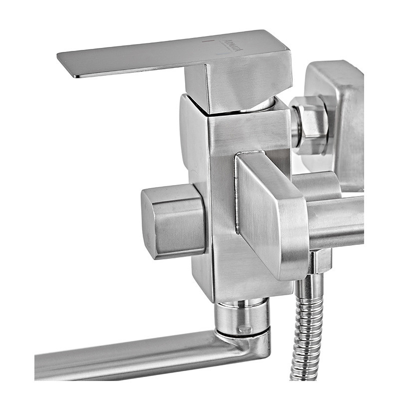 Змішувач для ванни Armata Kub-006 Euro з нержавіючої сталі CH6492 Харків - фото 6