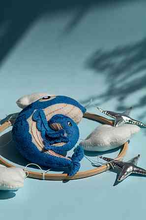 Дитячий музичний мобіль на ліжечко для немовлят WooolyWool «Мамина радість» з 35 мелодіями Київ