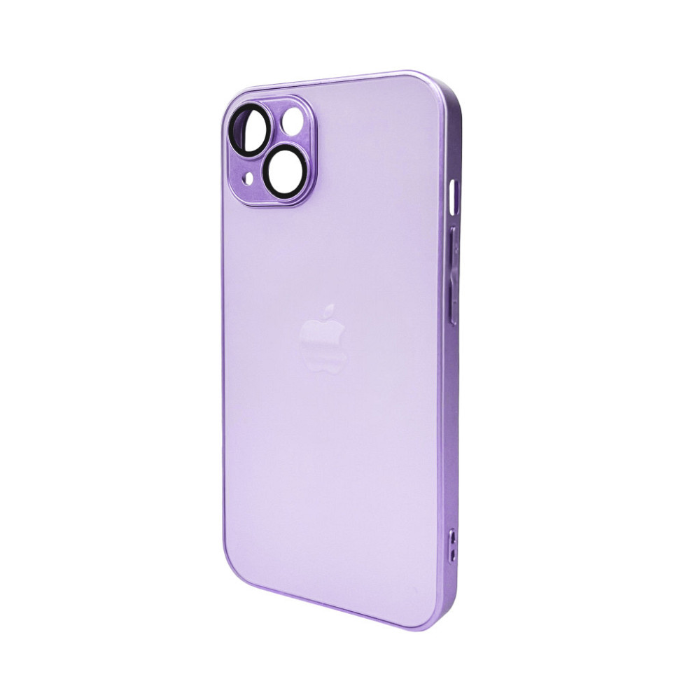 Чехол для iPhone 14 Light Purple с матовой рамкой Киев - изображение 1