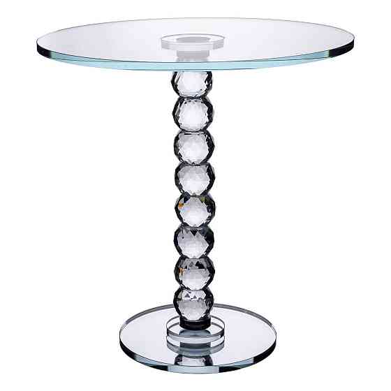 Скляна тортівниця на ніжці 30×32 см для тортів і капкейків Київ