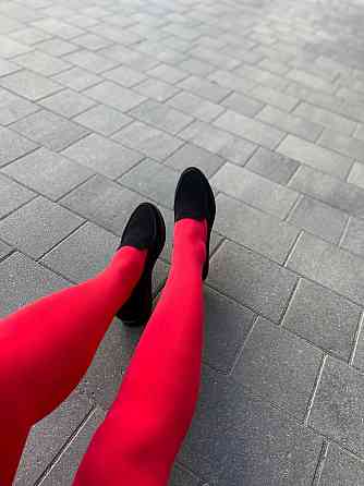 Daragani Лофери жіночі Daragani чорні натуральна замша висота 6 см (5351) Коломыя