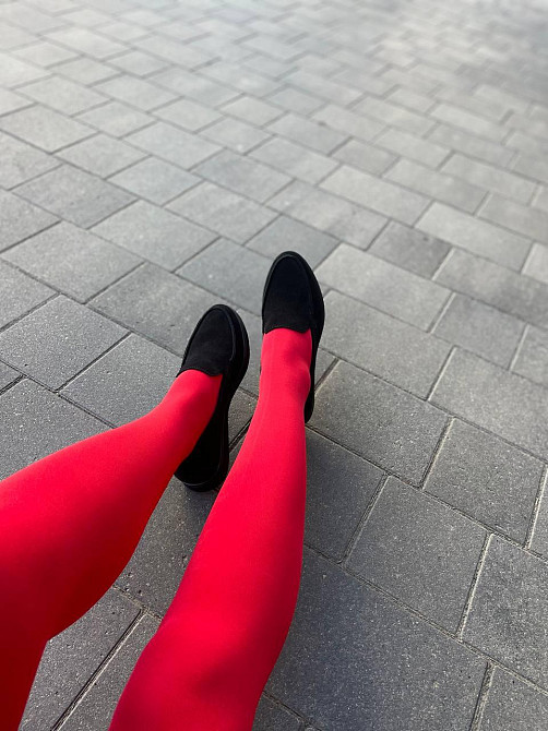 Daragani Лофери жіночі Daragani чорні натуральна замша висота 6 см (5351) Коломыя - изображение 6