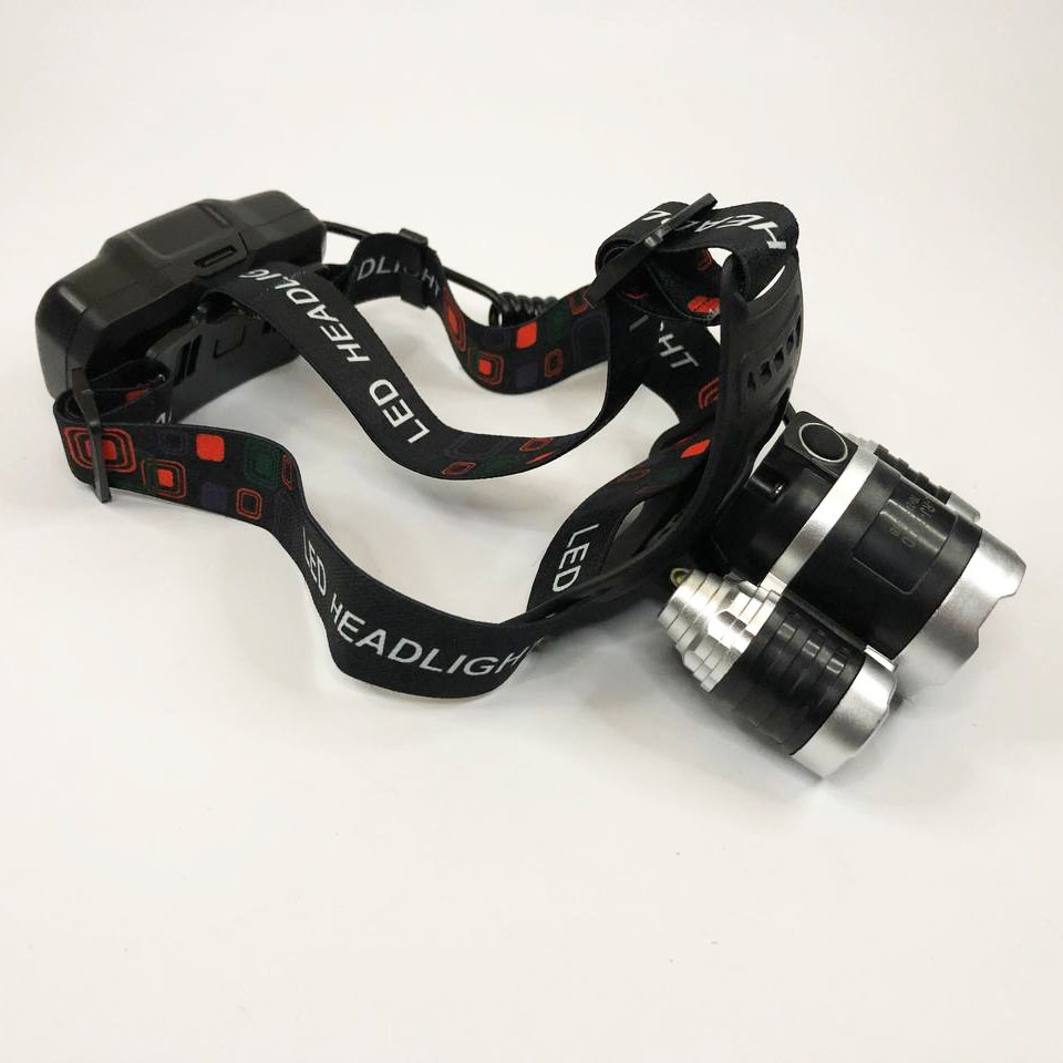 Потужний акумуляторний ліхтарик на голову Police 3000-T6+2XPE, Ліхтар для рятувальників на голову PK-97 Львів - фото 6