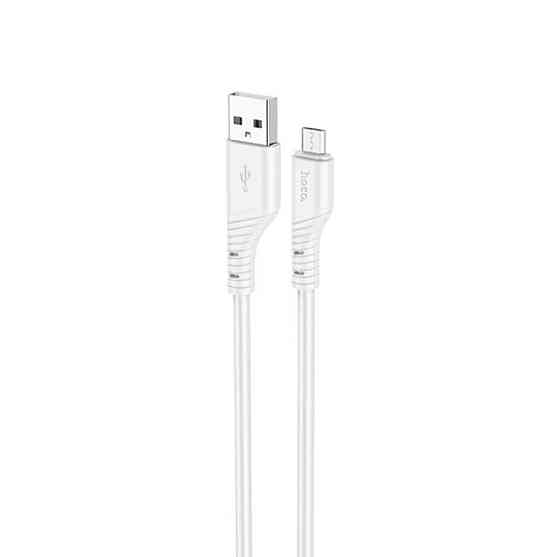 Кабель HOCO X97 Crystal color silicone charging data cable Micro white Киев