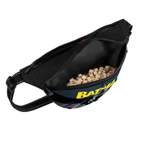 Поясна сумка-бананка WAUDOG Family для корму та аксесуарів, малюнок "Бетмен 2", розмір 33*17*10 см Вінниця