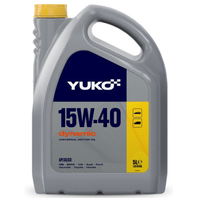 Моторное масло Yuko DYNAMIC 15W-40 5л (4823110401576) Винница - изображение 1