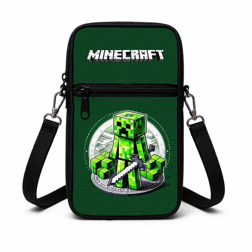 Сумка-чохол для телефону Minecraft,дитяча сумка через плече, водонепроникна міні-сумка (4800) Київ - фото 1