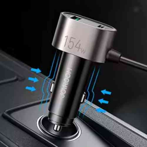 Разветвитель прикуривателя JOYROOM JR-CL06 черный 9в1 Киев