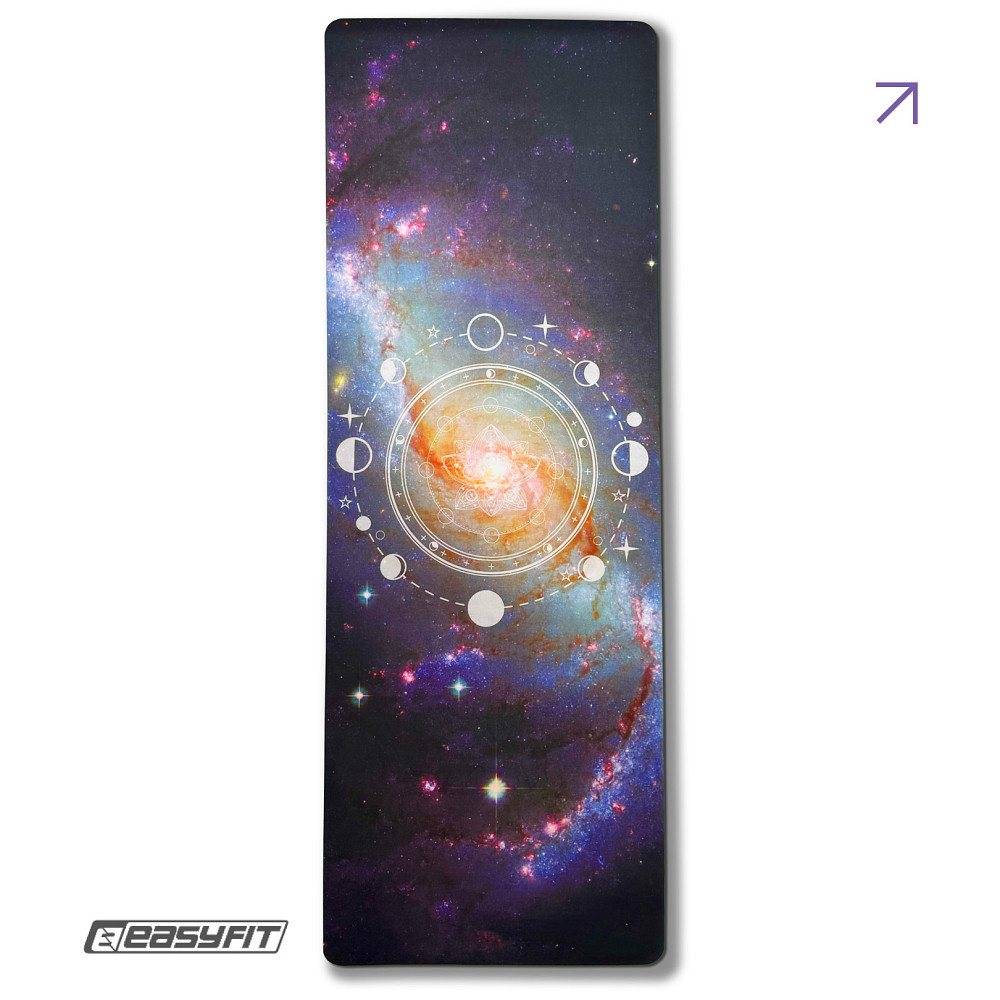 Килимок для йоги EasyFit Light VioletMoon (замша-каучук) Коломия - фото 1