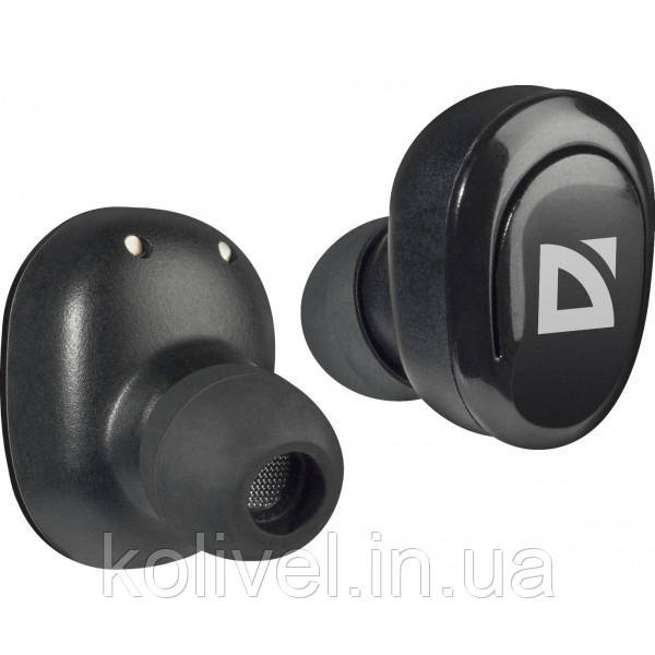 Навушники з мікрофоном Defender Twins 635 TWS, Bluetooth, чорні (63635) Киев - изображение 1