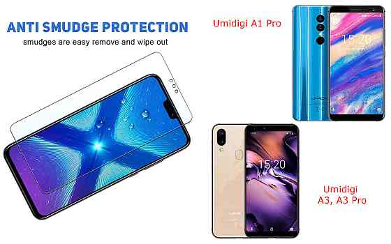 Захисне скло NeoGlass для Umidigi A1 Pro, A3, A3 Pro – надпрозоре та стійке Київ