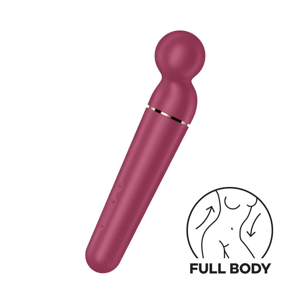 Вібромасажер Satisfyer Planet Wand-er Berry/Rosegold, дуже потужний, бездротовий Sex Aura Київ - фото 1
