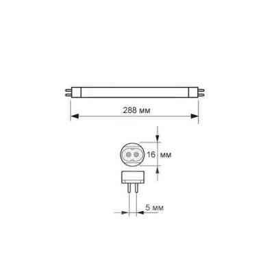 Лампочка Delux T5 8W G5 (10007848) Винница