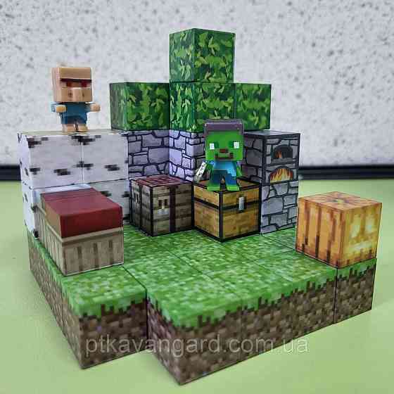Конструктор магнітний майнкрафт 49 кубики магнітні блоки Dream World LZCK 021 Хмельницький