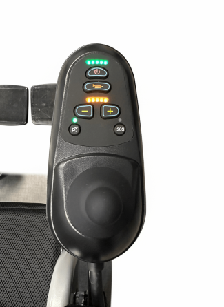 Складане крісло колісне з електроприводом JT-098 Дніпро