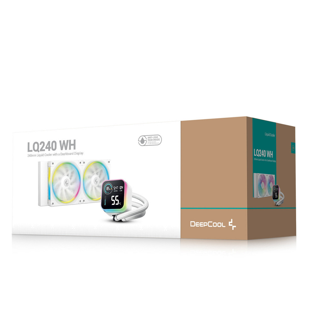 Система водяного охолодження DeepCool LQ240 White (R-LQ240-WHDSMC-G-1) ( Білий ) Харьков - изображение 2