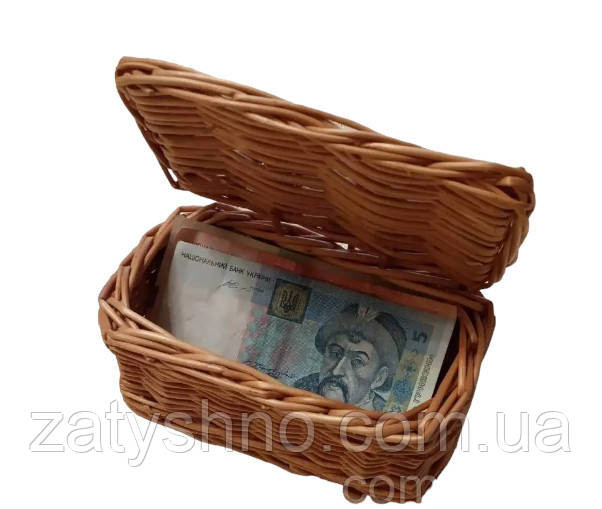 Шкатулка плетеная из лозы Киев - изображение 1