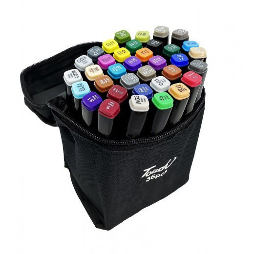 Хорошие маркеры для скетчей 36, Маркеры с обеих сторон для рисования Набор маркеров художника WK-86 Львов - изображение 6