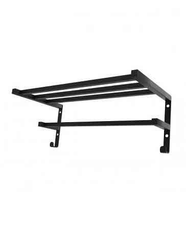 Полиця для рушників настінна профільна HF Sheffield 520x256 black matt Київ