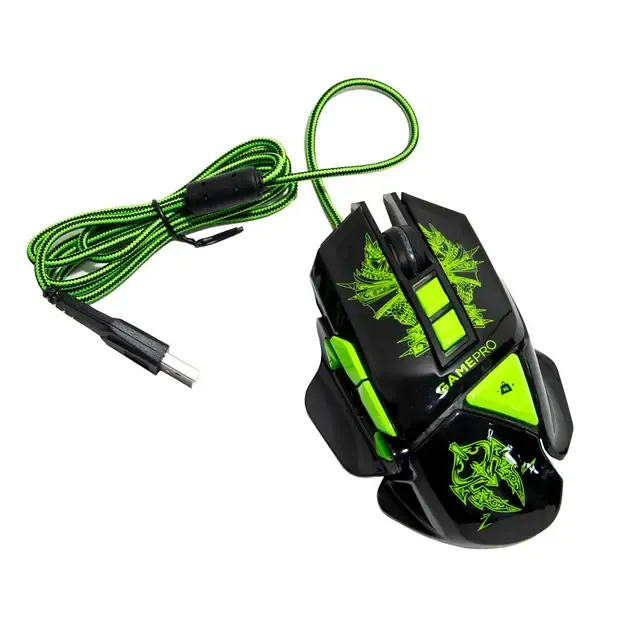 Проводная игровая мышка со светодиодной подсветкой PoloSmart PGS302 4 уровня чувствительности Коломыя - изображение 2