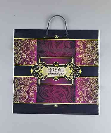 Полиэтиленовый пакет (40х40) с пластиковой ручкой 