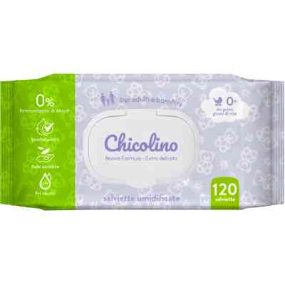 Дитячі вологі серветки Chicolino New 120 шт (4823098411772) Вінниця