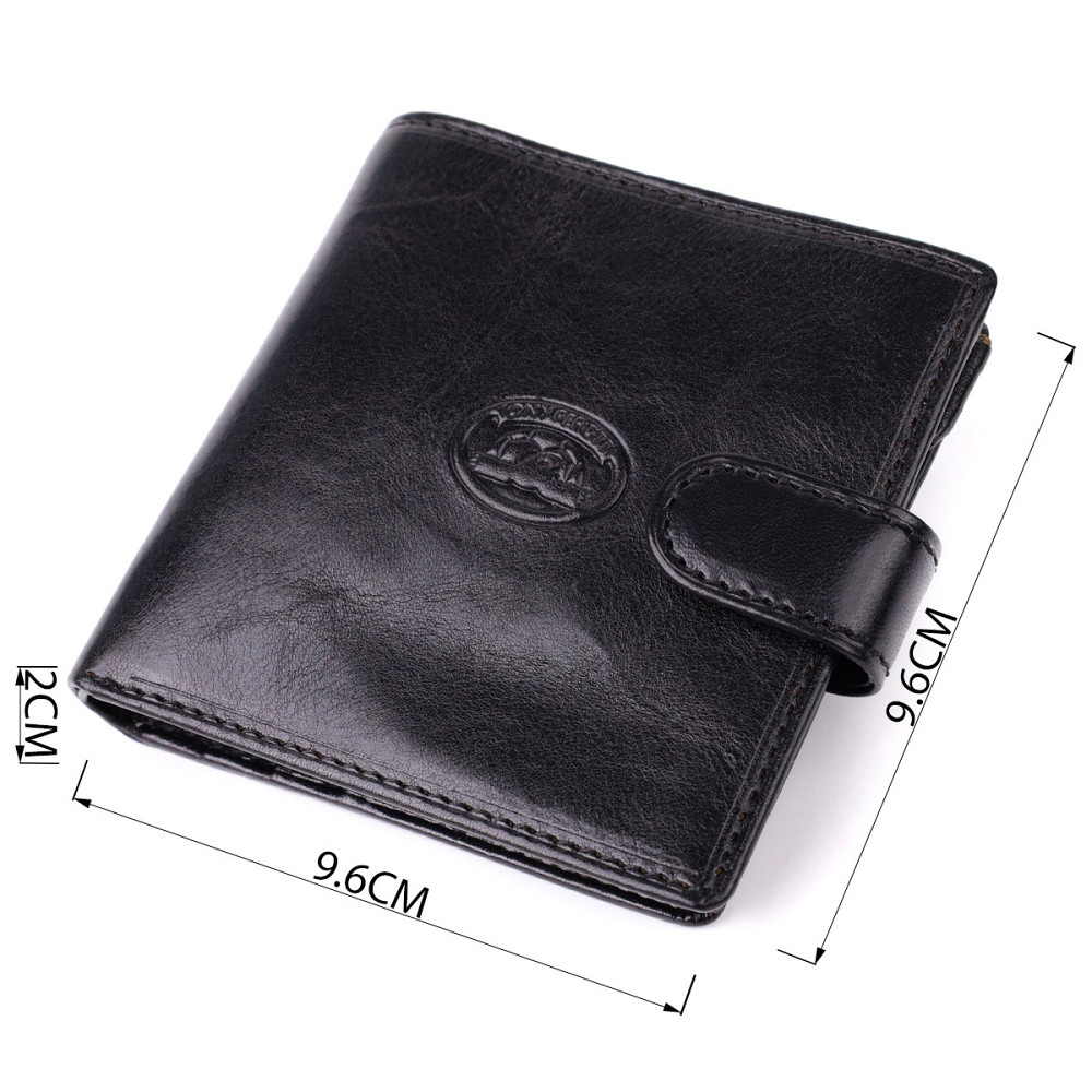 Стильный кошелек унисекс из глянцевой натуральной кожи Tony Perotti 20885_1 (1256 nero) Черный Киев - изображение 3