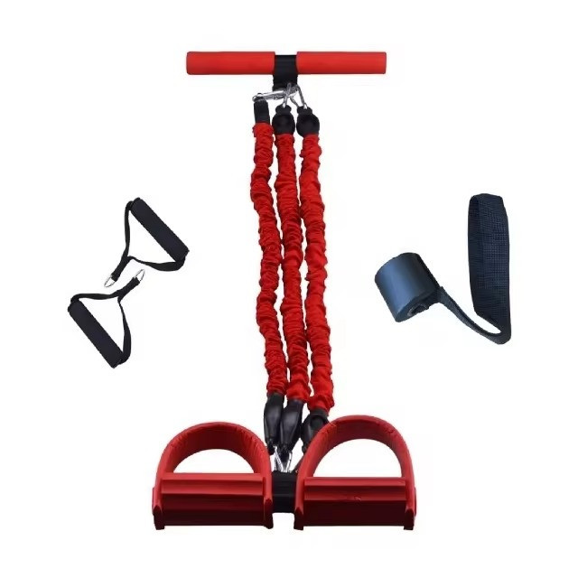 Тренажер эспандер многофункциональный для фитнеса,красный Каменец-Подольский - изображение 1