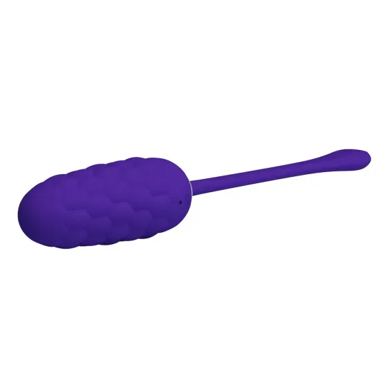 Виброяйцо с рельефным дизайном Pretty Love - MARINA EGG Purple, BI-014708-3 Sex Aura Киев