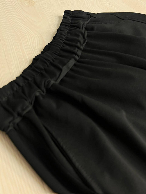 Брюки жіночі LSK 5539 спортивні джогери на манжеті з кишенями чорні, чорний, L Київ - фото 3