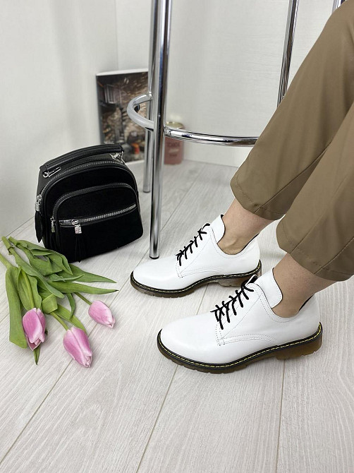 Sothby 's Туфлі жіночі Sothby 's M-373 білі (весна-осінь, шкіра натуральна) (3110) Коломия - фото 1