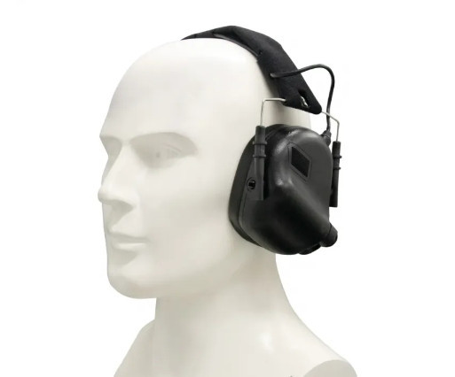 Тактические активные наушники Earmor М31 + крепление на шлем OPS Core (чебурашка) Черный Винница - изображение 6