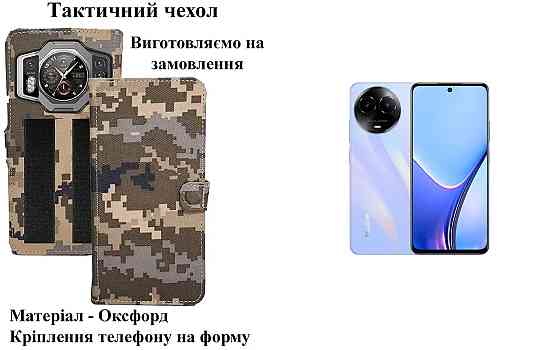 Тактический чехол для OPPO Reno9 Pro, OPPO Reno9 Pro+, крепится к снаряжению на липучке Киев