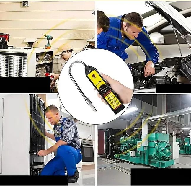 Детектор утечки хладагента WJL-6000 универсальный, электронный течеискатель фреона Киев - изображение 5