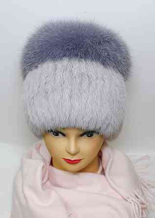 Шапка женская меховая кубанка Rex Медея Серый Харьков